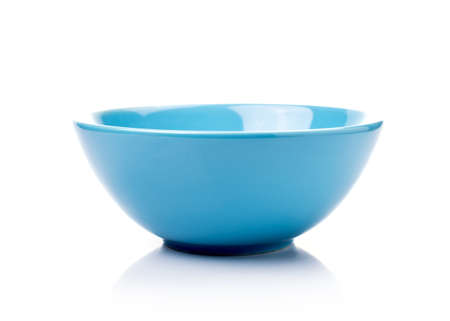 Empty ceramic bowl isolatedの写真素材