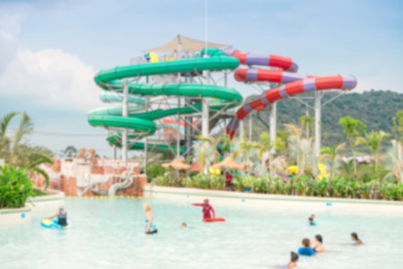 Blur Water Park, New Destination of Activity in Pattaya on May 9, 2016 in Pattaya Thailand.
