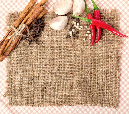 Thai food Cooking ingredients. - spice tast on the table.