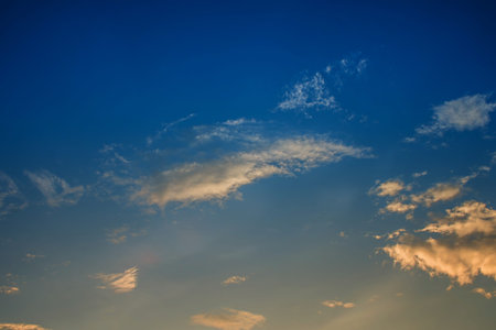 Sunset sky and cloud.