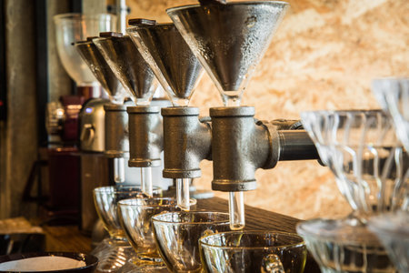 Drip brewing, filtered coffee, or pour-over is a method which involves pouring water over roasted,...