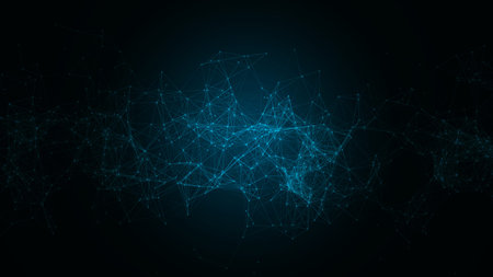 Abstract Geometrical Background, Futuristic technology style. Neon Sign . HUD Element . Elegant ....