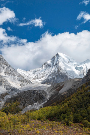 The last Shangri la, Daocheng-yading, Beautiful Scenic of Yading Nature Reserve, Daocheng, Sichuan,...