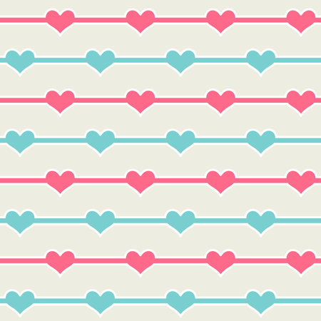 Seamless Hearts Pattern