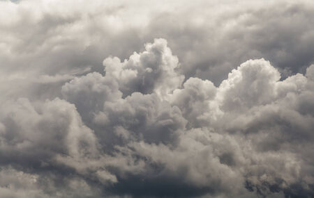 dark storm clouds before rainの写真素材