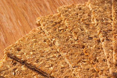 Bread made from grains of different culturesの写真素材