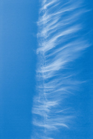 Beautiful clouds on a blue sky day in Sunny weather