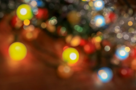 Background light on Christmas Day