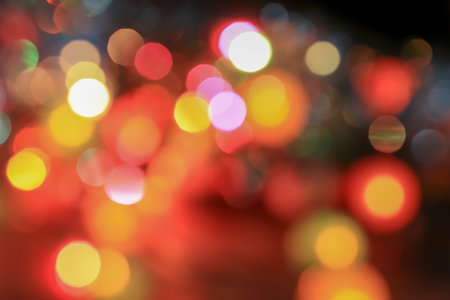 Background light on Christmas Dayの写真素材