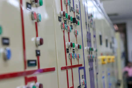 Control panel of the power plant.の写真素材
