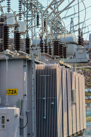 High voltage, power plantの写真素材