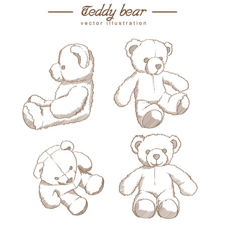 Hand Drawn Teddy Bearのイラスト素材 ストックフォト 写真素材のstock Foto ストックドットフォト