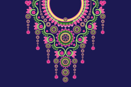 Embroidery Necklace Designs for Womens Fashion Backgrounds, Wallpaper, Clothing, Native Designs,...