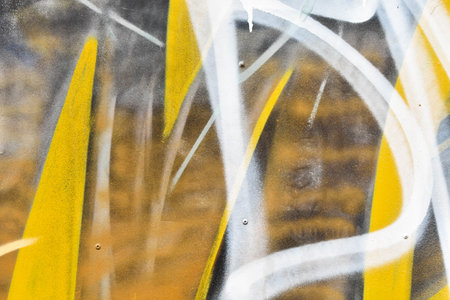 Abstract art spray on the wall