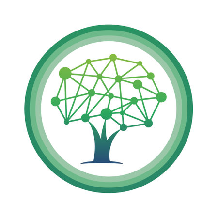 Digital Tree logo designのイラスト素材