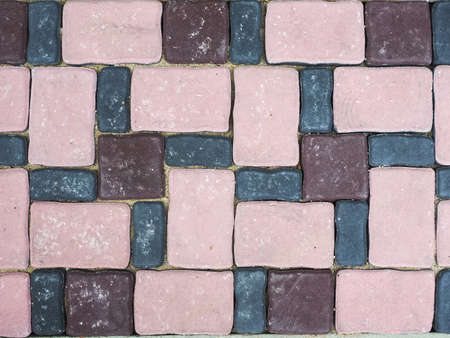 Cement floor tile patternの写真素材