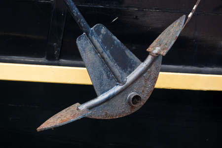 Rusty old anchorの写真素材
