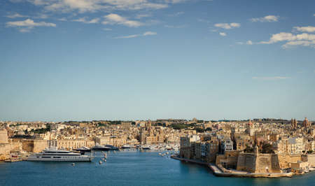 La Valletta in Malta Landscapeの写真素材