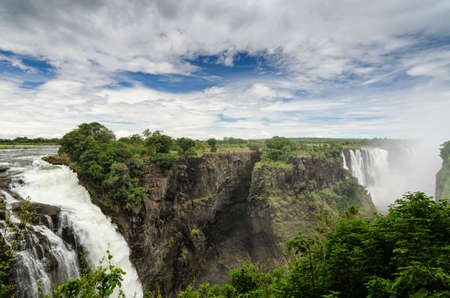 Victoria Falls viewの写真素材