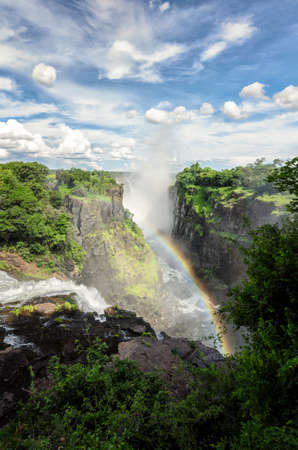 Victoria Falls viewの写真素材