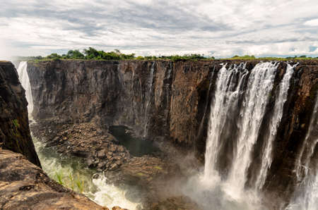 Victoria Falls viewの写真素材