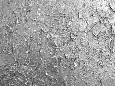 texture of old wall with a  cracked silver paint. Vintage craquelure backgroundの写真素材