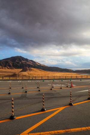 Aso (Aso-shi), Kyushu Region, Kumamoto Prefecture, Japanの写真素材