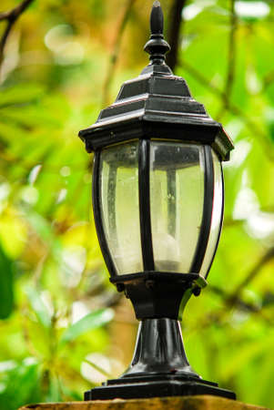 lamp on the wallの写真素材