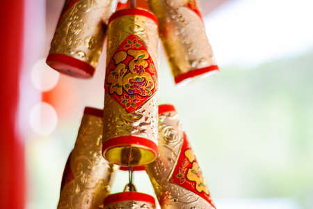 chinese crackerの写真素材