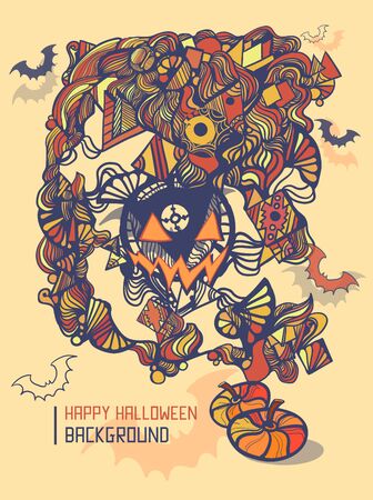 Halloween party templateのイラスト素材