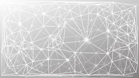 Geometric triangles on gray backgroundのイラスト素材