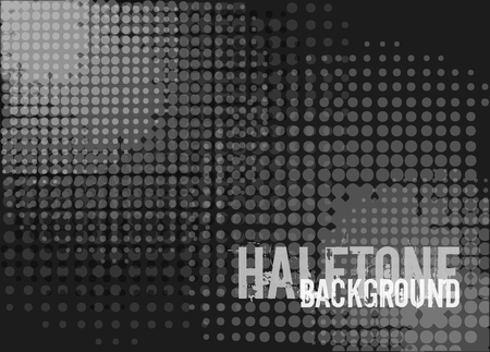 Halftone background with copy space. Vector card design illustration.のイラスト素材