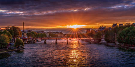 SUNSET IN PARIS