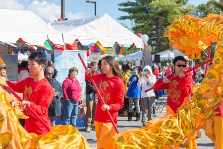 Maryland, USA - Oct.18,2015: Parade of  Cultures at the 7th Annual World of Montgomery 2015 Festival.のeditorial素材