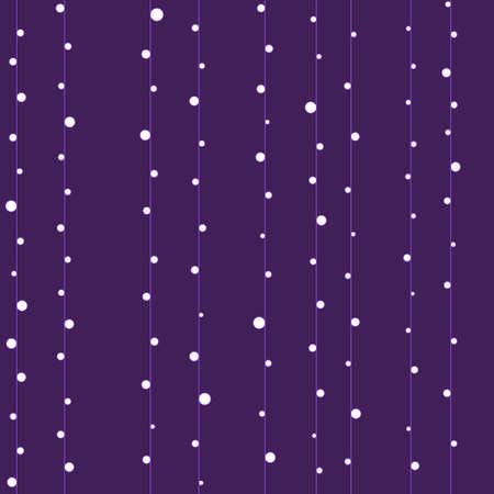 Purple seamless texture with lines and white dotsのイラスト素材