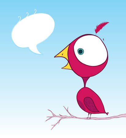 bird doodle wallpaperのイラスト素材