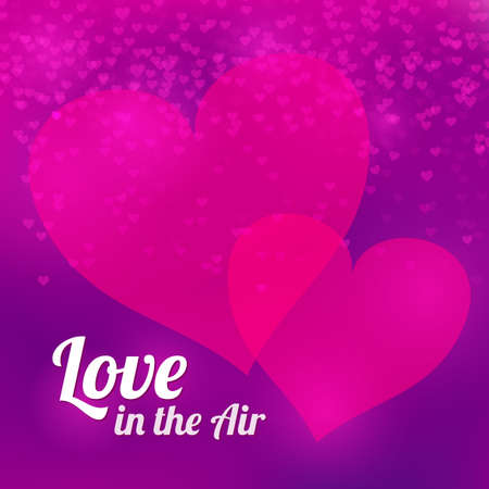 vector background with blurry hearts  Valentine s Day illustrationのイラスト素材