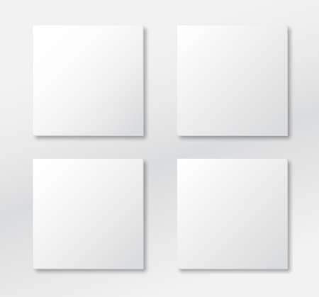 Grey square blank background. Vector patternのイラスト素材