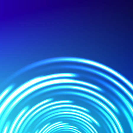 abstract circle blue backgroundのイラスト素材
