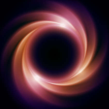 Abstract background with black hole or collapsar in outer space.のイラスト素材