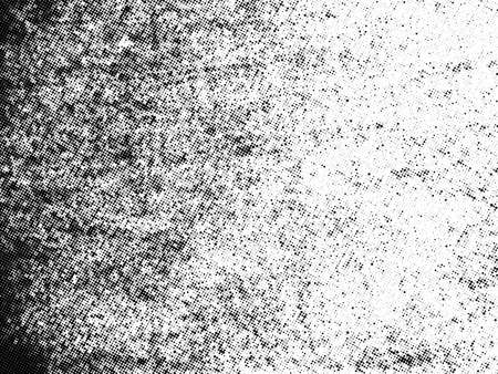 Subtle halftone vector texture overlay. Monochrome abstract splattered background.のイラスト素材