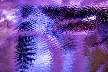Blue and purple carved ice texture. Abstract winter season decorations design
