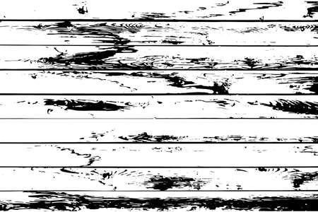 Barnwood vector texture overlay. Wood planks isolated on white backgroundのイラスト素材