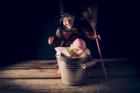 Befana with Marshmallow, still lifeの写真素材