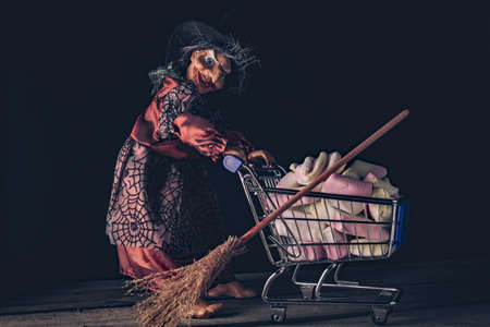 Befana with Marshmallow, still lifeの写真素材