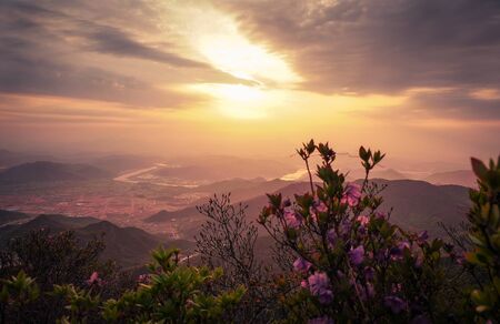 South Korea Sunsetの写真素材