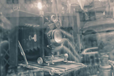 Old photo cameraの写真素材