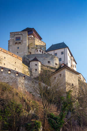 Trencin castle, Slovakiaのeditorial素材
