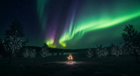 Unidentified people walking in Chinatown at night.の素材