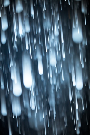 Asteroid Rain - real picture taken at night with blurry motionの写真素材